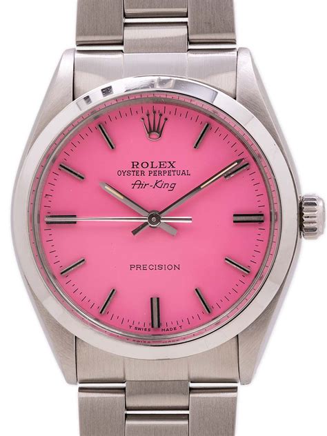 rolex air king pink|air king rolex price.